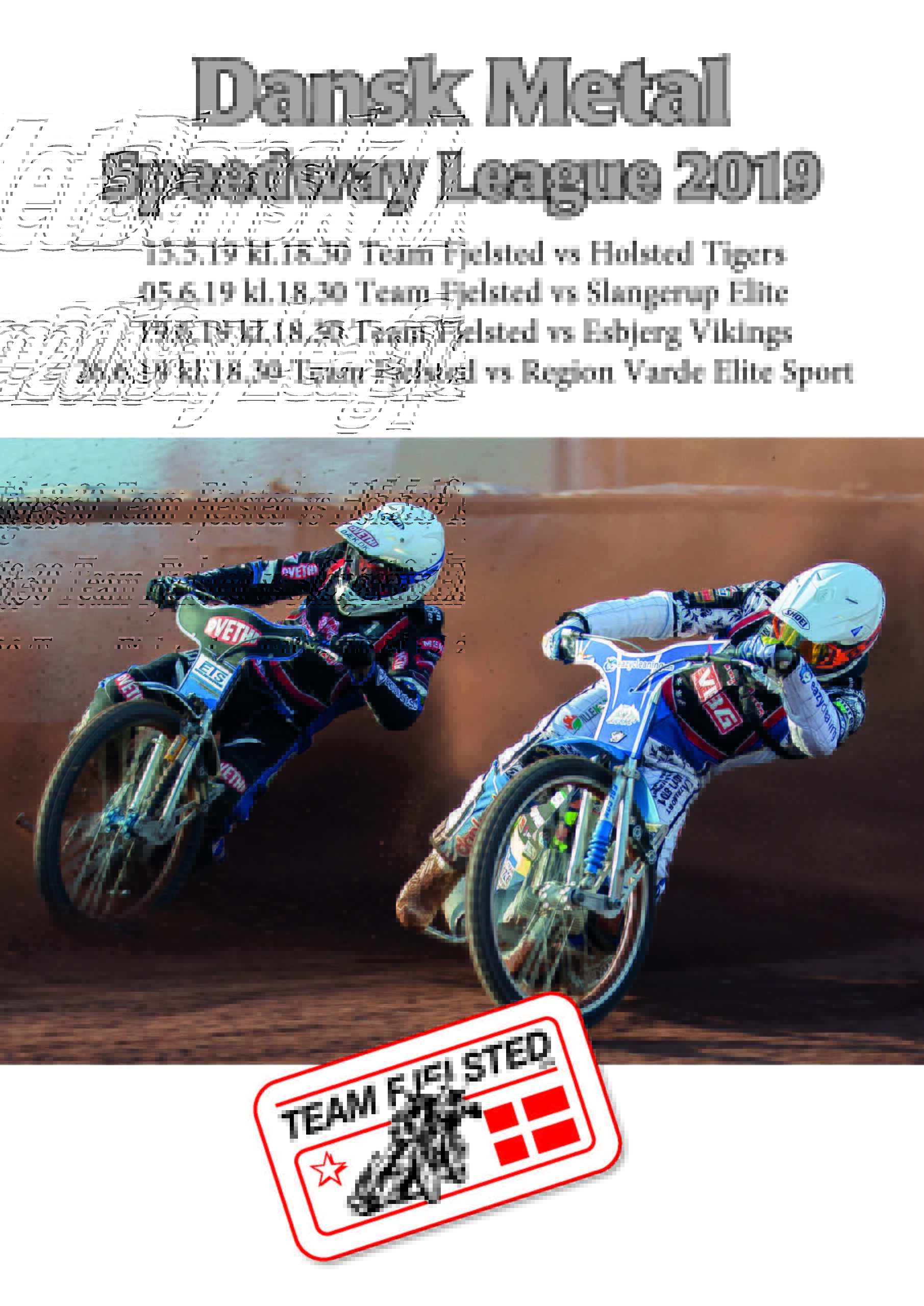 PLAKAT Fjelsted Ligaprogram 2019 Ligaprogram 2019